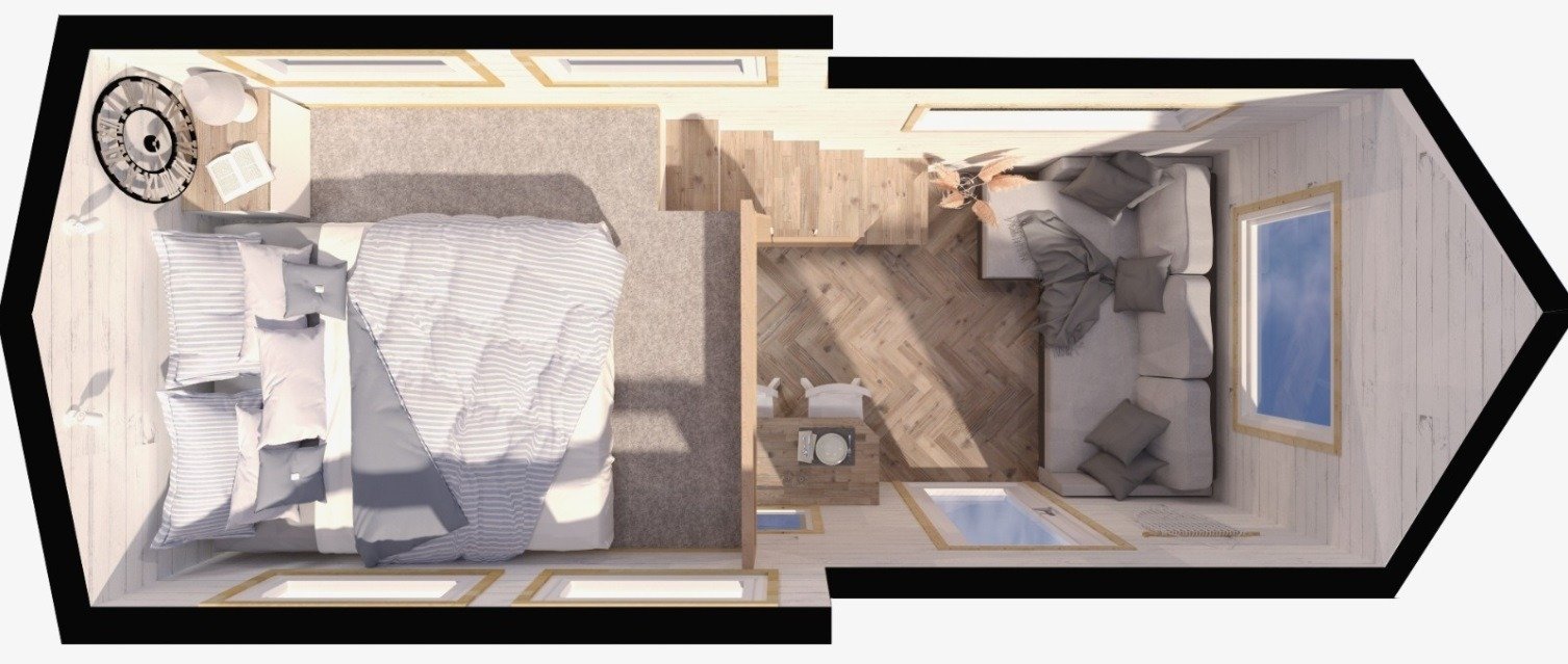 Tiny house pour 4 personnes